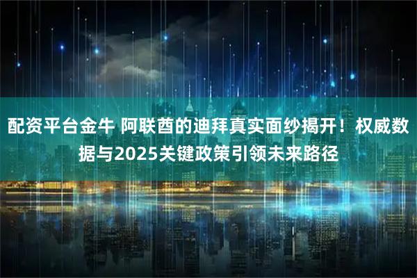 配资平台金牛 阿联酋的迪拜真实面纱揭开！权威数据与2025关键政策引领未来路径